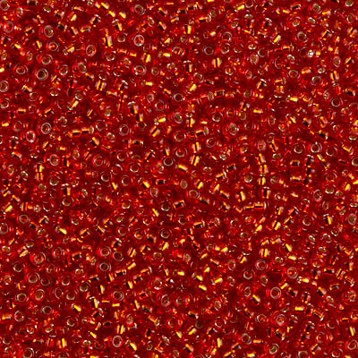 Miyuki 15/0 - S/L Flame Red, 5 g