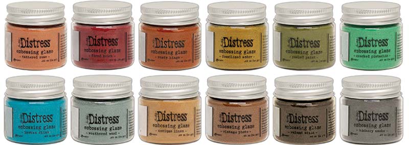 Distress embossing glaze - Speckled Egg