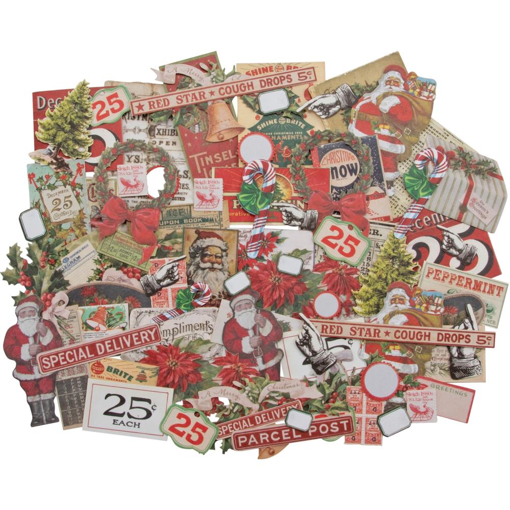 Sada Tim Holtz Idea-ology - Christmas Snippets