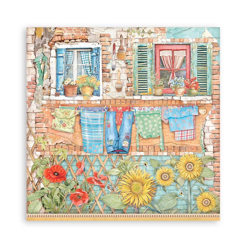 Sada papírů - Sunflower Art, 8"x8"