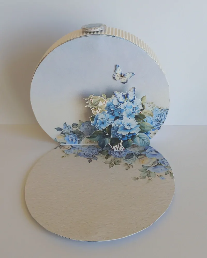 Svítící prostorové přání - Blue