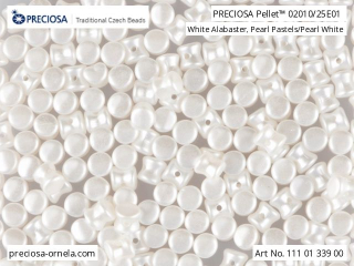 Pellete - Pearl White, 50 ks