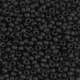 Miyuki Round 8/0 - Black Matted