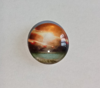 Kabošon - hodinové strojky, vesmír, 18 mm