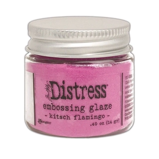 Distress embossing glaze - Kitsch flamingo