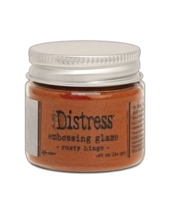 Distress embossing glaze - Rusty hinge
