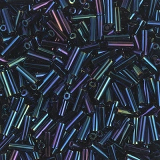 Miyuki Bugle - Metallic Dark Blue Iris