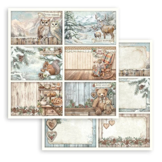 Scrapbookový papír - The Owl's House - Postcards, 12x12