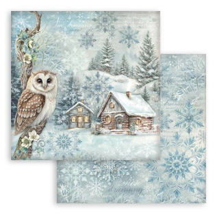 Scrapbookový papír - The Owl's House - Cottage, 12x12