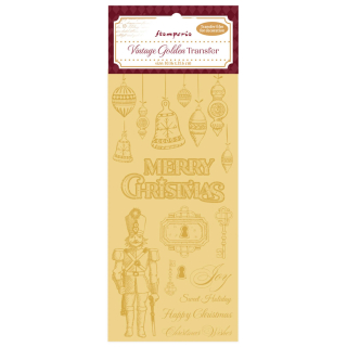 Transferové vintage obrázky - Merry Christmas