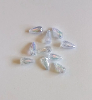 Akrylové kapky - Crystal AB, 19 mm