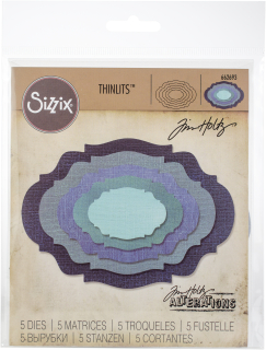 Sada vyřezávacích šablon Sizzix Thinlits - Sackled Baroque