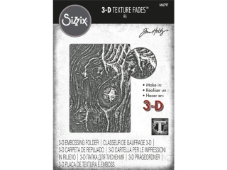 Tim Holtz 3D Embossovací kapsa - Woodgrain
