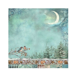 Stamperia - Nutcracker, látka 30 x 30 cm