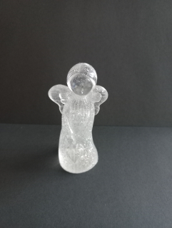 Andělka - čirá se stříbrnými třpytkami