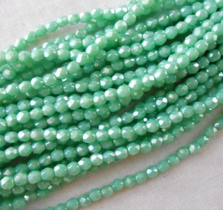 Ohňovky - Luster - Turquoise 3 mm, 50ks