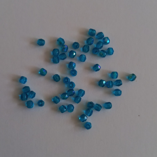 Ohňovky - Modré AB 3 mm, 48ks
