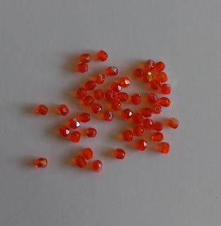 Ohňovky - Oranžové AB, 4 mm, 50 ks