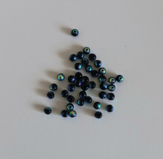 RounDuo mini - Jet Full AB, 4 mm, 20 ks