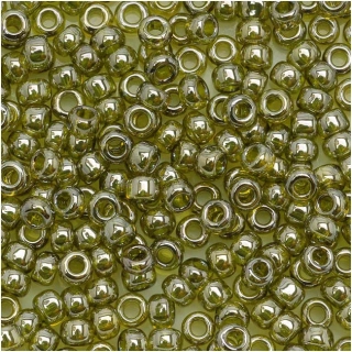 TOHO 8/0 - Gold Lustered Green Tea