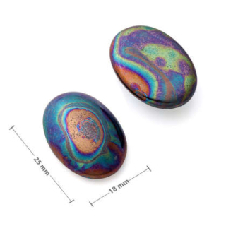Kabošon - Iris, 25 x 18 mm