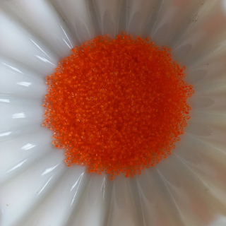 PRECIOSA rokajl s neonovým průtahem 11/0 - oranžový, 20g