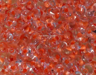 PRECIOSA drops s neonovým průtahem 5/0 - oranžový